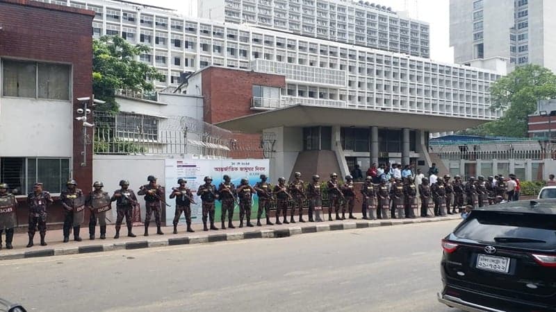 Tight security at Secretariat amid ongoing protests