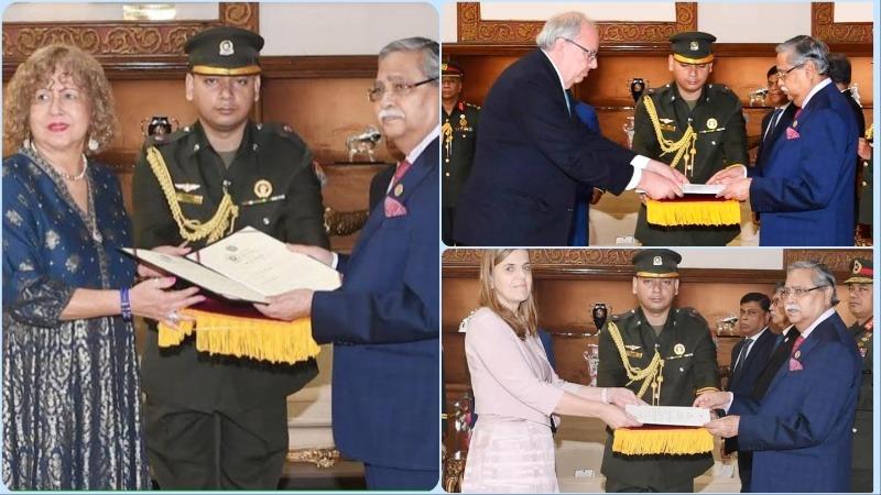 President receives credentials of seven ambassadors