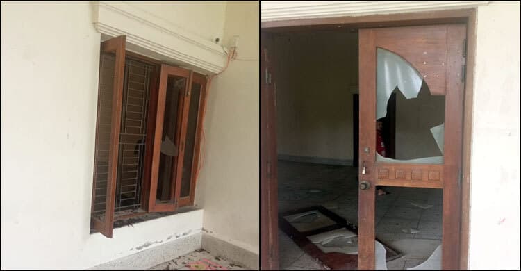 Miscreants vandalise Rabindra Kacharibari in Sirajganj
