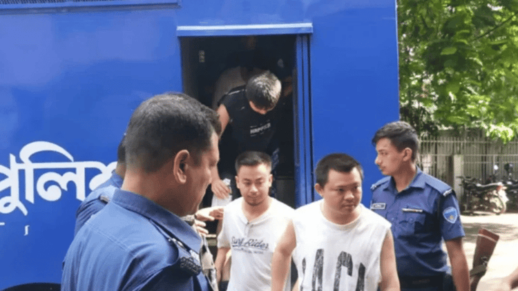 Three days’ remand of 6 foreigners in cyber crime case