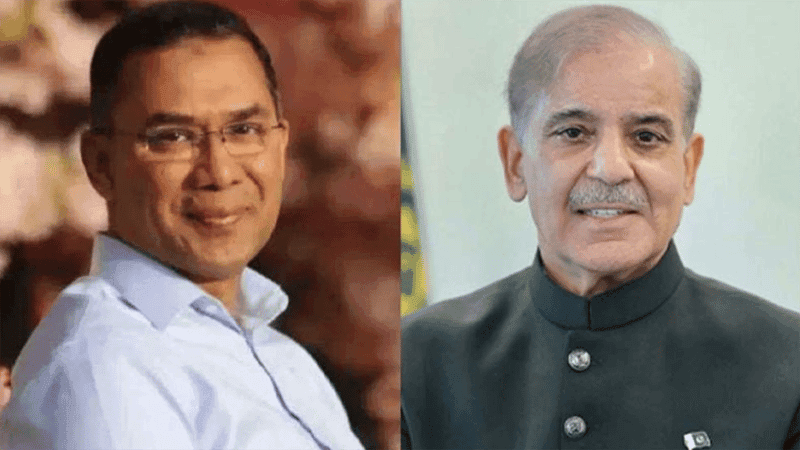 Shehbaz congratulates Tarique Rahman on BNP victory
