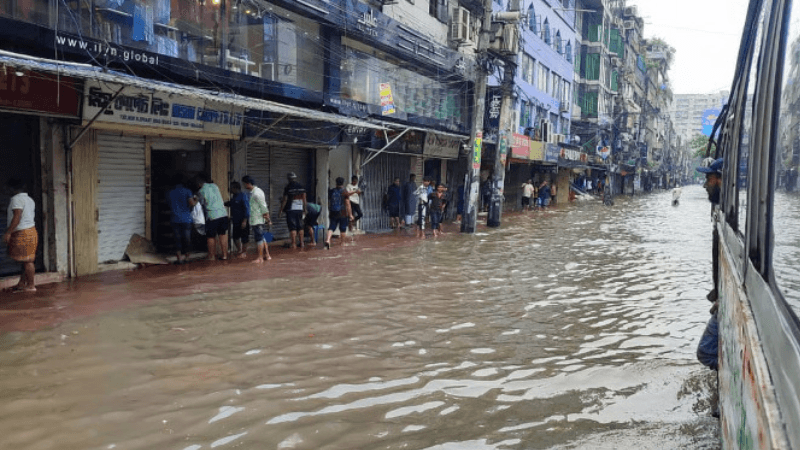 206 mm rainfall in Dhaka, thundershowers likely today