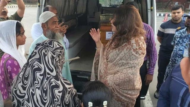 Body of Bangladeshi worker killed in Iraq missile attack returned home