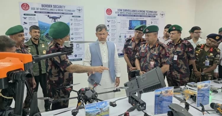Country's first border surveillance, drone warfare training centre inaugurated in sylhet