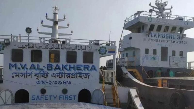 5 bodies found inside anchored ship in Chandpur