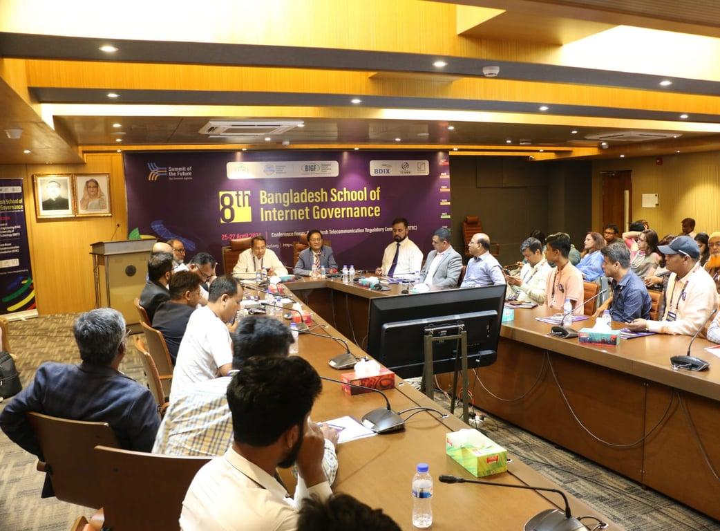 Three-day 8th Bangladesh School of Internet Governance-2024 concludes