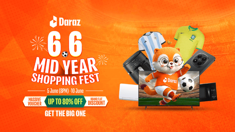 Shop on Daraz to win Smart TVs, Smartphones, get up to 80% off