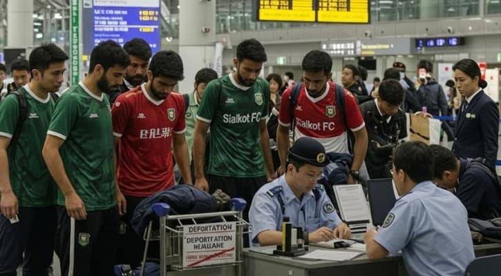 Pakistan's fake football team foiled in Japan