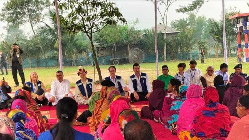 Swedish Crown Princess in Khulna’s Koyra - Views Bangladesh