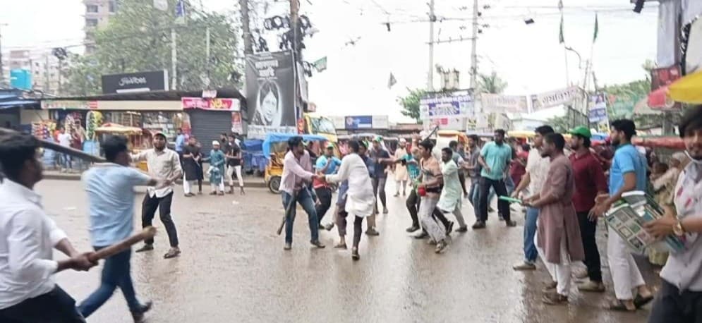 Chhatra Dal-Shibir clash in Narayanganj leaves 5 injured
