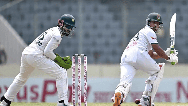 Bangladesh set 268-run target for Pakistan in thrilling Mirpur Test