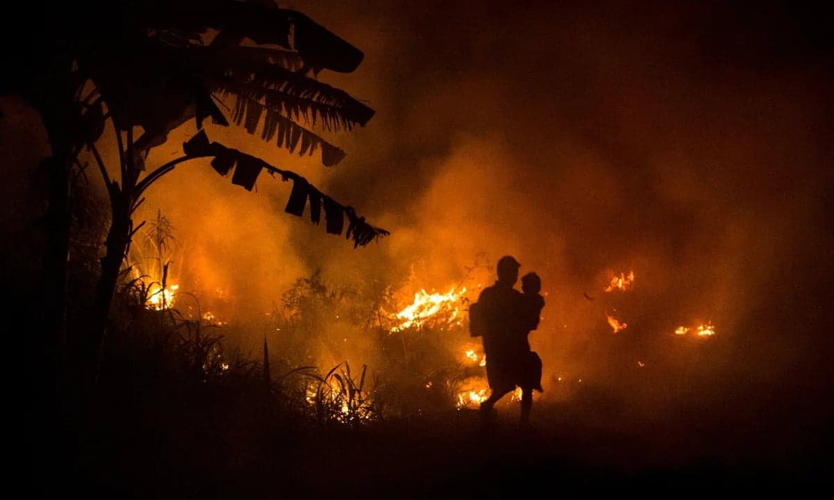 11 including 6 children killed in Indonesia fire
