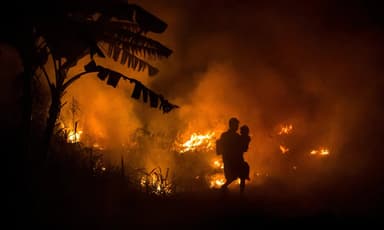 11 including 6 children killed in Indonesia fire