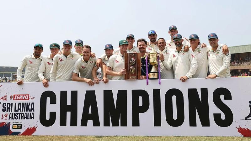 Australia clinch 2-0 Test series win in Sri Lanka