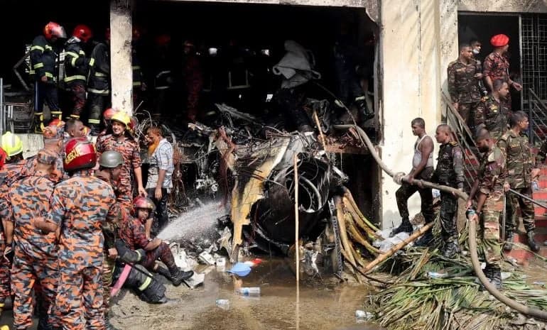 Training aircraft crashes into school: No words to describe this tragic accident