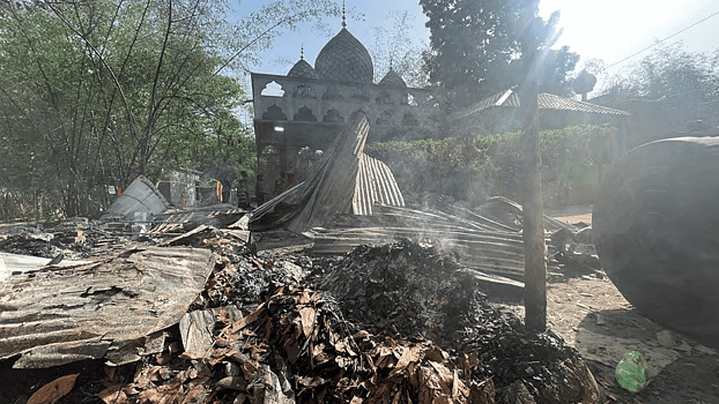 Smoke still seen rising from shrine, injured in extreme fear
