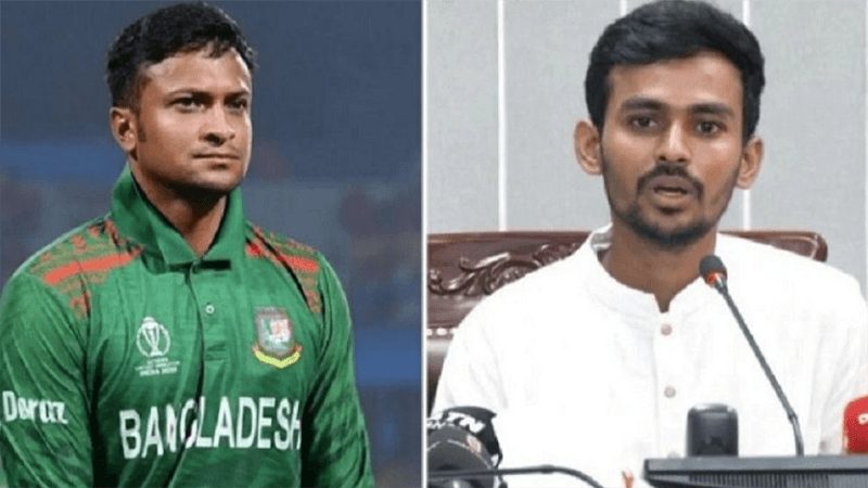 Shakib will not play for Bangladesh again: Sports Adviser