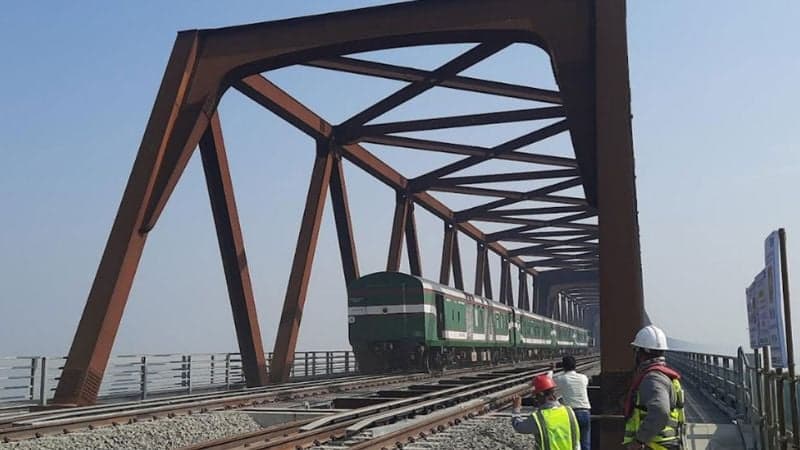 Jamuna Railway Bridge sees first trial run