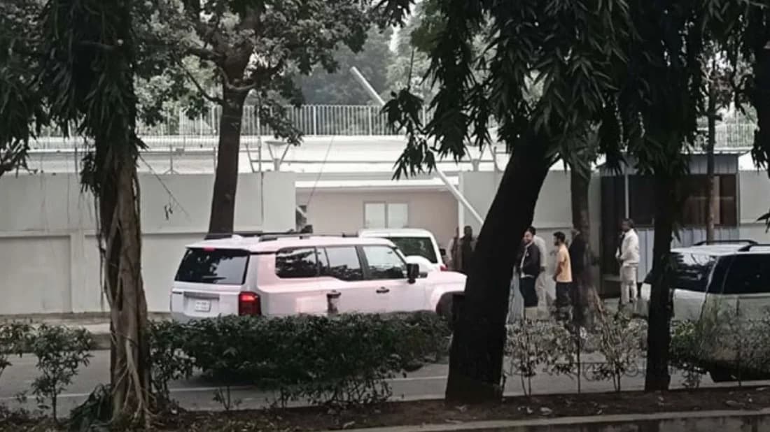 Dr Zubaida Rahman and Zaima Rahman arrive at Gulshan residence