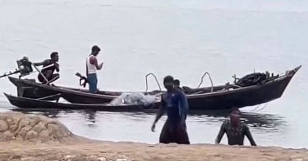 Armed Rohingya gang fires at fishing boat, allegedly sinks it in Naf River