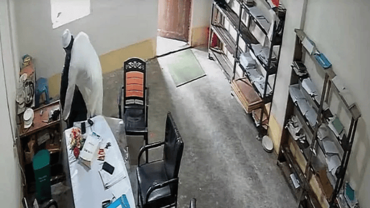 Objectionable behaviour of madrasa teacher, CCTV footage viral