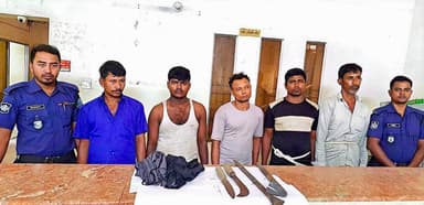 Police foil robbery bid in Chakaria, arrest 5 with weapons