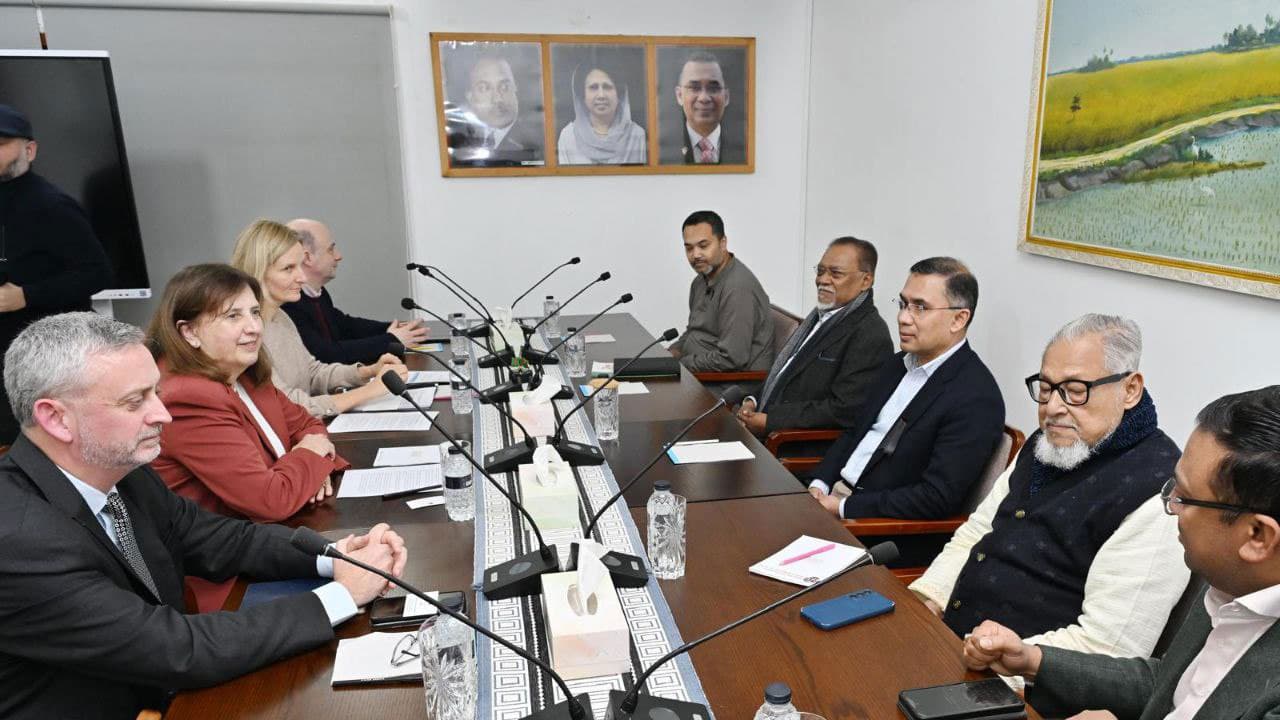 Tarique Rahman meets EU delegation