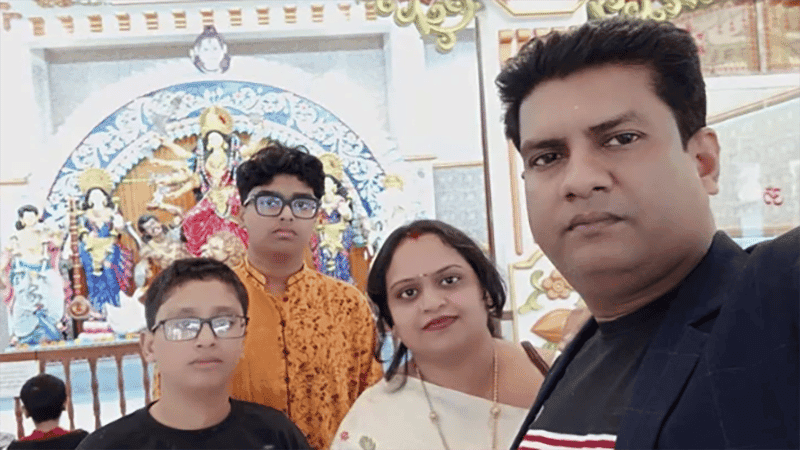 Businessman Pintu Das, family of four missing in Chandpur