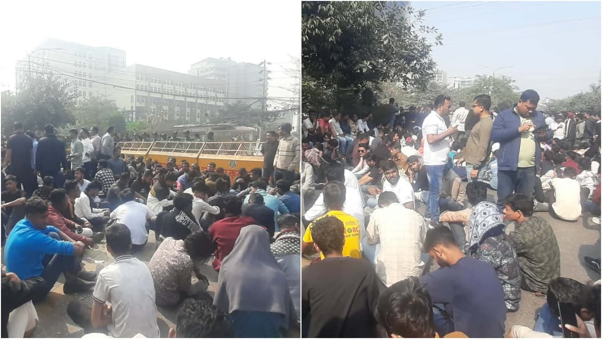 Chhatra Dal stages sit-in in front of Election Commission