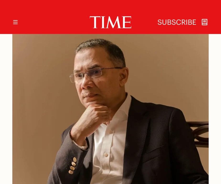 Time Magazine portrays Tarique Rahman as symbol of political revival