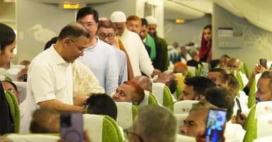 Hajj flights begin as PM inaugurates operations in Dhaka