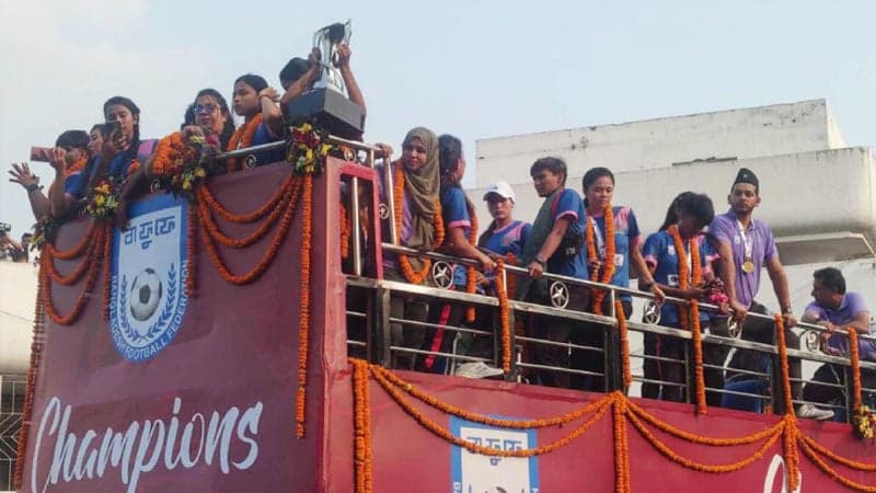 CA to accord reception to SAFF-winning women's team on Saturday