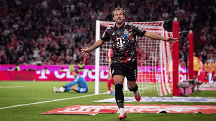 Bayern thrash Union Berlin 7-0 as Kane scores his 100th Bundesliga goal