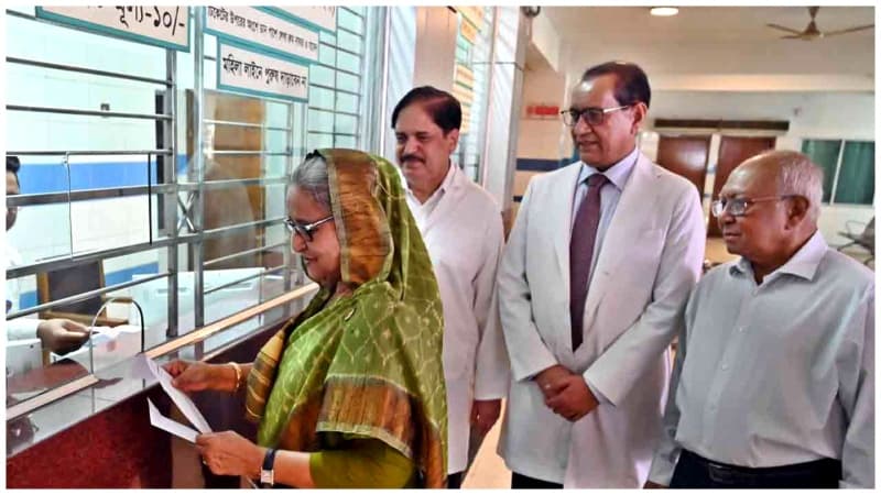 PM receives eye treatment at NIO as general patient