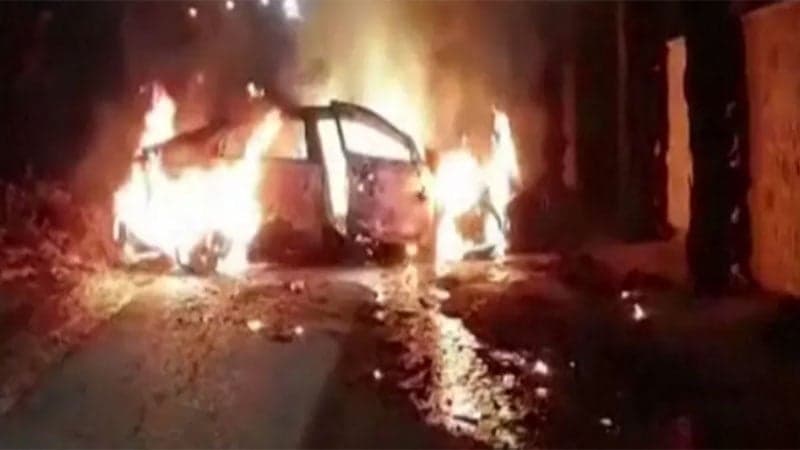 Israeli settlers torch West Bank village