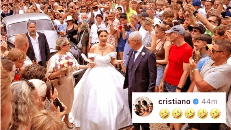 Ronaldo finds his own wedding rumour amusing