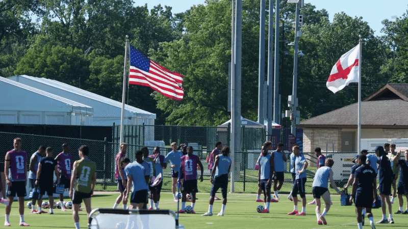 England team confined to hotel amid tornado warning