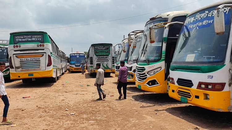 Bus services suspended in Habiganj after attack on bus in Moulvibazar