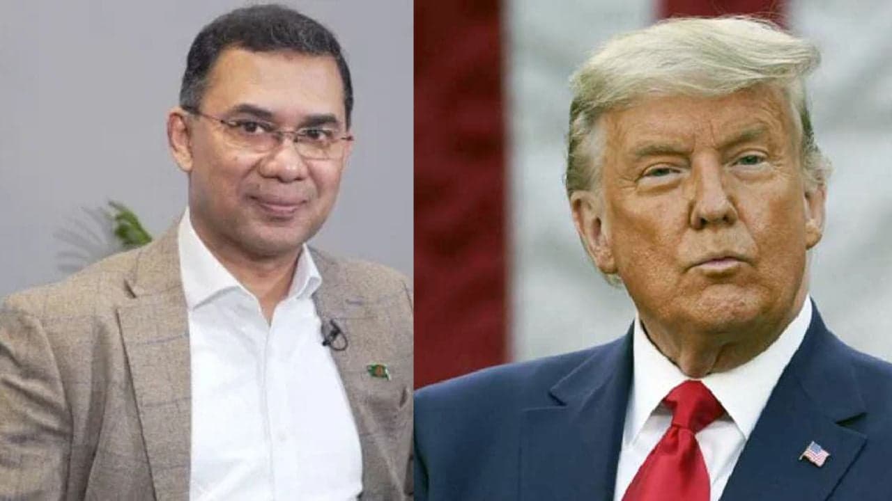 Tarique Rahman greets Donald Trump