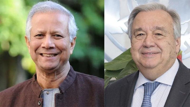 Guterres assures Yunus of full supports towards interim govt