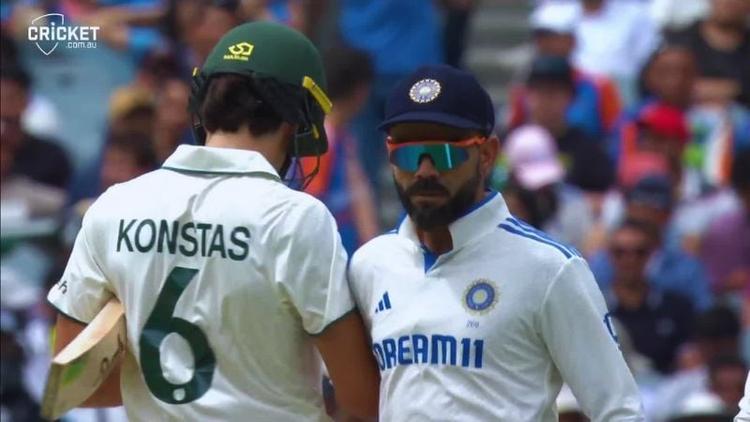 Kohli fined for Konstas incident