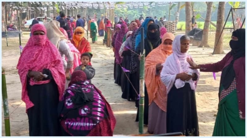 18.5pc turnout till 12:10pm