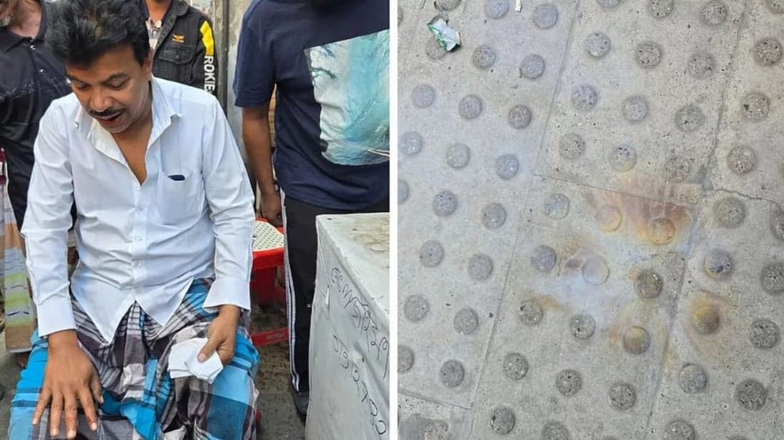 Cocktail blast injures pedestrian in New Eskaton