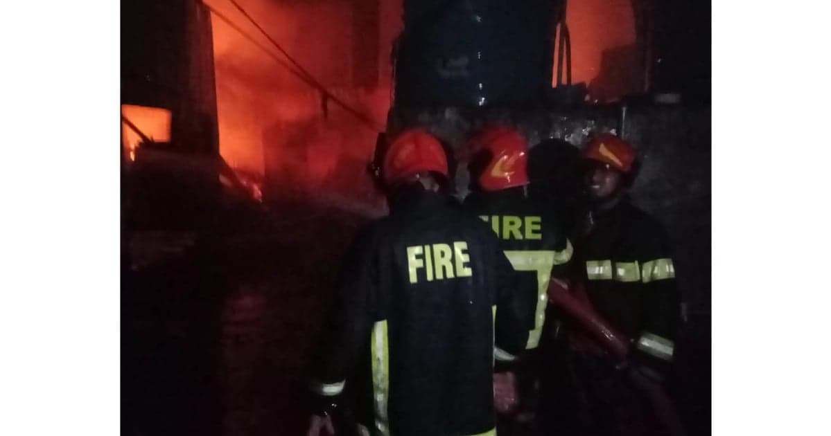 Fire at Gazipur warehouse under control