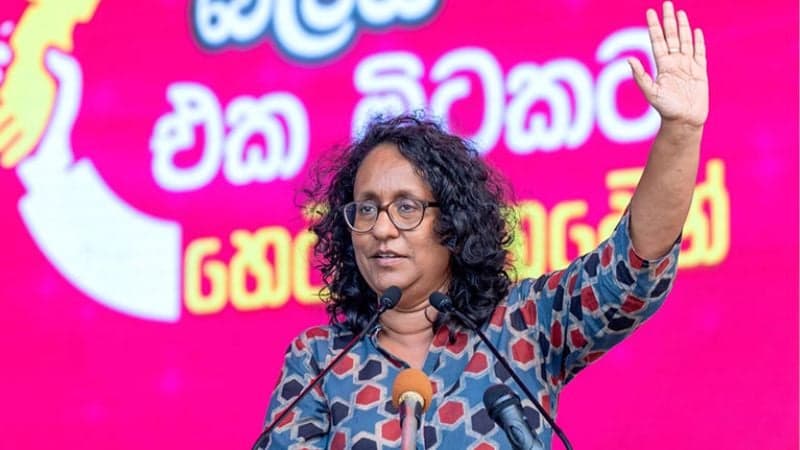 Harini Amarasuriya sworn in as Sri Lanka's new PM