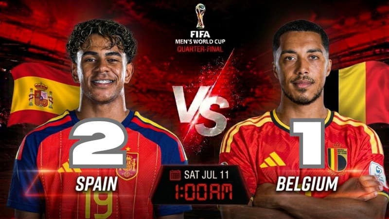 Spain vs Belgium —World Cup: Live score and match stats 