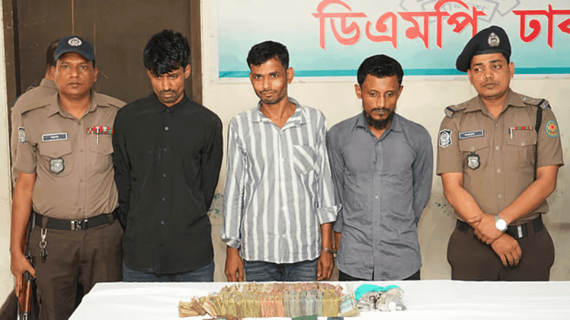 3 arrested over church robbery, 'father' tied up during heist