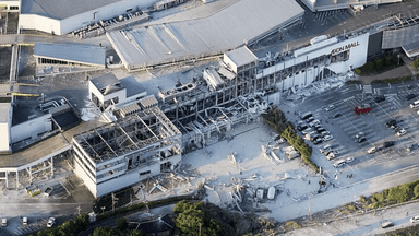 Powerful earthquake hits Japan, many trapped in collapsed shopping mall