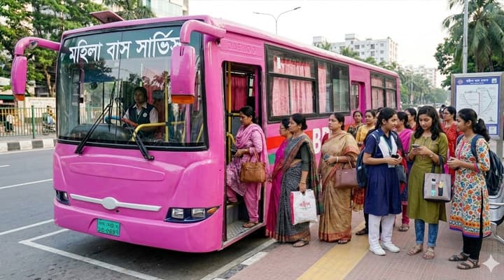 Pink bus service launched in capital: routes and fare details