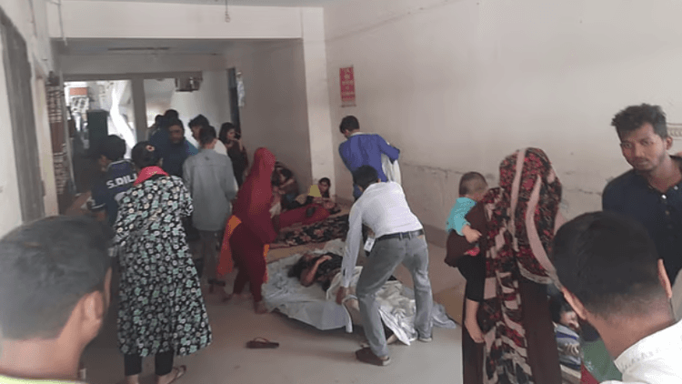 Over 150 workers injured during rushing down from Gazipur factory